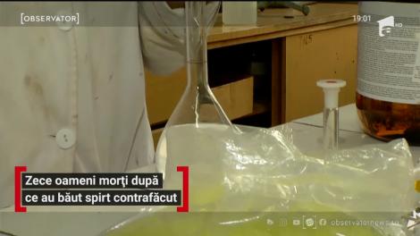 Zece oameni morți după ce au băut spirt contrafăcut