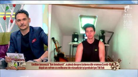 Cum își petrece Emilian Nechifor timpul în izolare: Am lansat piesa Am înnebunit