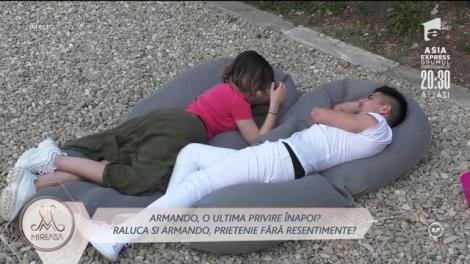 Armando, după sărutul cu Raluca: Trebuie să ne depărtăm. A fost ceva de moment