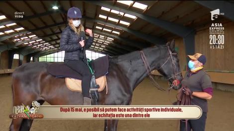 Echitația, o formă de mișcare lejeră pentru români, după 15 mai