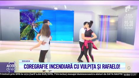 Coregrafie incendiară! Vulpiţa şi Rafaelo, dans demențial pe piesa lor, care a ajuns numărul 1 în România