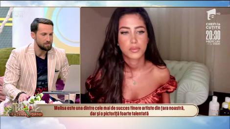 Activități în autoizolare cu Melisa, una dintre cele mai de succes tinere artiste din România: Îmi place să pictez!