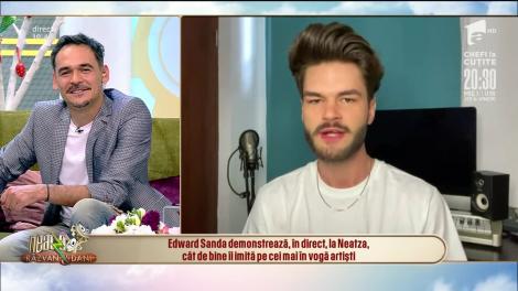 Activități în autoizolare cu Edward Sanda! Artistul îi imită pe cei mai în vogă cântăreți din România