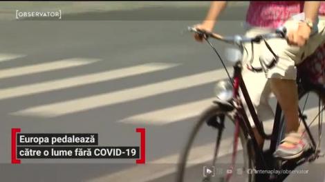 Europa pedalează către o lume fără COVID-19