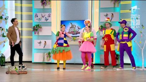 Gașca Zurli cântă piesa Îngrijim mânuțele, la Neatza cu Răzvan și Dani