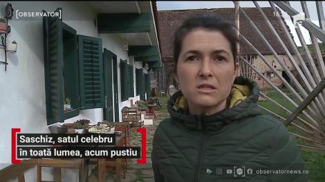 Saschiz, cel mai celebru sat din România, este pustiu