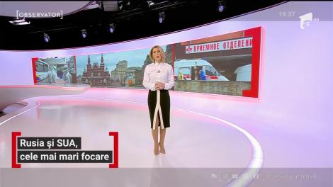 Rusia și SUA, cele mai mari focare de Covid-19