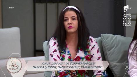 Narcisa este luată în colimator de Ionuț! Concurenții au păreri și viziuni diferite: "Ea le știe pe toate! Se bagă în discuții aiurea!"