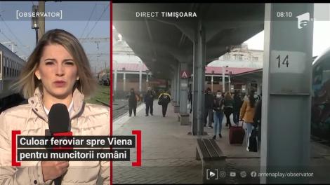 Culoar feroviar spre Viena pentru muncitorii români