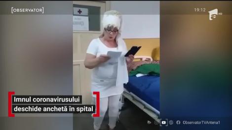 Imnul coronavirusului deschide anchetă în spitalul din Botoşani