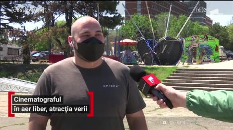 Cinematograful în aer liber, atracția verii în Galați