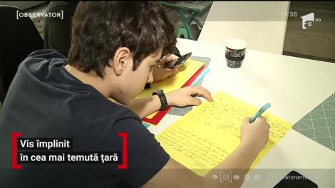 Elevi români, vis împlinit în cea mai temută țară