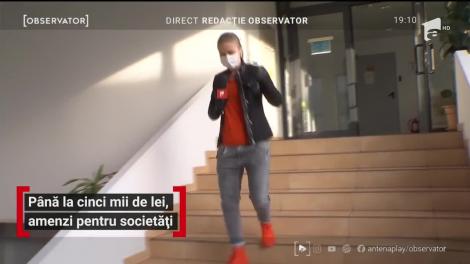 Până la cinci mii de lei, amenzi pentru societăți