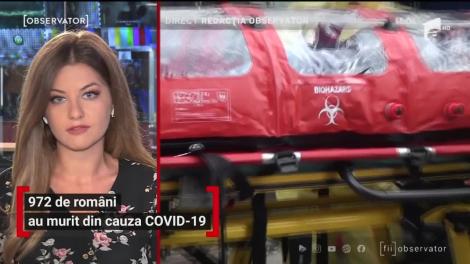 Observator Update, 11 mai, ora 16:00: 972 de români au murit din cauza virusului letal