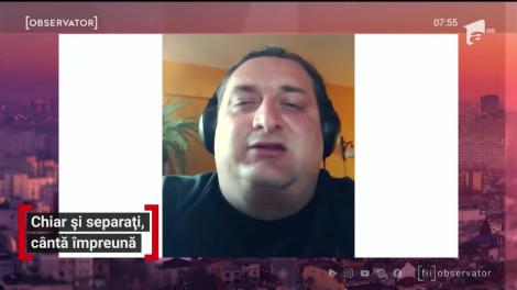 Chiar și separați, artiștii cântă împreună