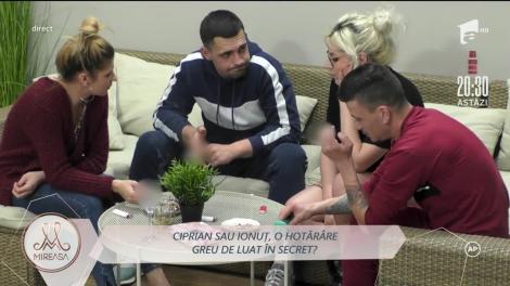 Ciprian sau Ionuț, o hotărâre greu de luat în secret de Petronela?