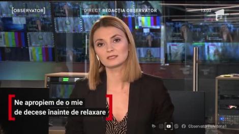 Observator Update, 11 mai, ora 13:00: Ne apropiem de o mie de decese înainte de relaxare