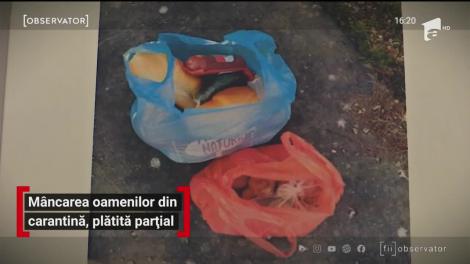 Mâncarea oamenilor din carantină, plătită de Guvern doar parțial