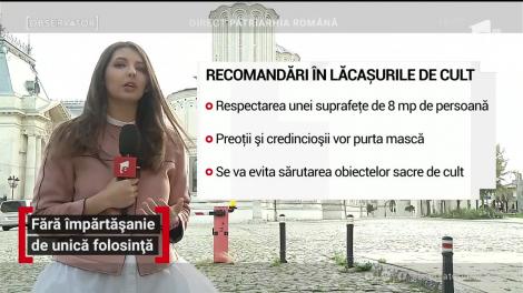 Fără împărtășanie cu lingurița de unică folosință. Patriarhul cere amânarea Sfintei Taine