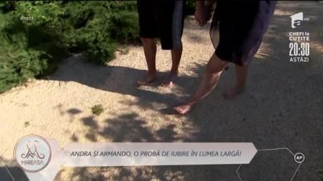 VIDEO| Andra și Armando, sărutări dulci și îmbrățișări fierbinți! Cei doi concurenți sunt mai îndrăgostiți ca niciodată!