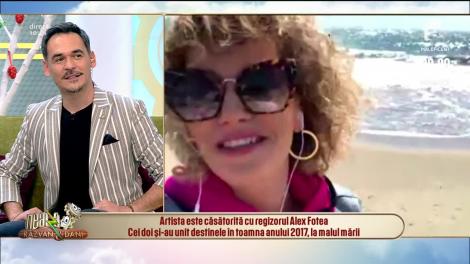 Alexia Talavutis, în direct, la Neatza, de pe plaja Trei Papuci din Constanța