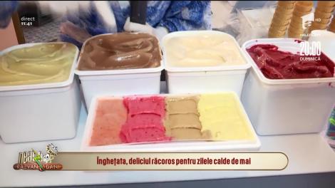 Înghețată, deliciul răcoros pentru zilele calde de mai