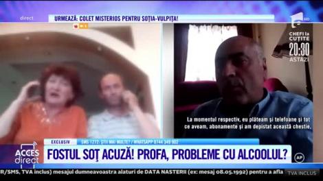 Fostul soț al profesoarei desfigurate acuză