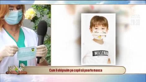 Accesoriile obligatorii după 15 mai! Cum îi obișnuim pe copii să poarte mască și mănuși