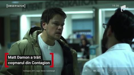 Actorul Matt Damon a trăit coşmarul din filmul Contagion