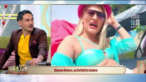 Dianna Rotaru se află în izolare acasă, la Chișinău. Artista face plajă în fiecare zi