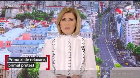 Prima zi de relaxare, primul protest