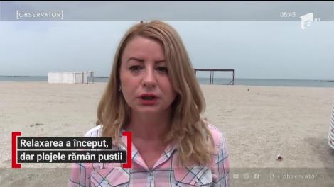 Relaxarea a început, dar plajele rămân pustii