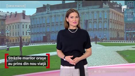 Străzile marilor oraşe au prins din nou viaţă