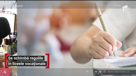 Se schimbă regulile în liceele vocaționale