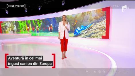 Aventură în cel mai îngust canion din Europa