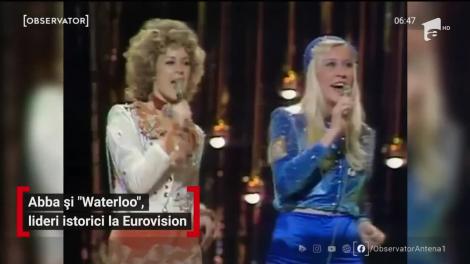 Abba și hitul Waterloo, lideri istorici la Eurovision