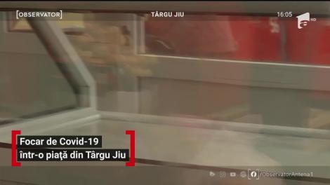 Focar de Covid-19 într-o piaţă din Târgu-Jiu