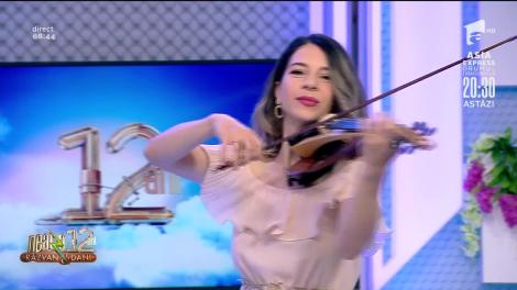 Alexandra Violin cântă melodia The Secondz Waltz, la Neatza cu Răzvan și Dani