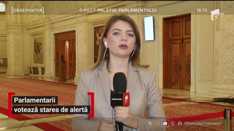 Parlamentarii votează starea de alertă