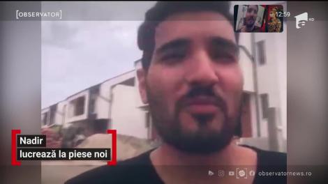 Nadir, de pe șantier la microfon. Cum îmbină artistul viața de tătic cu munca