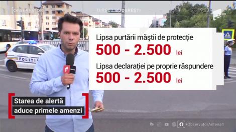 Starea de alertă nu a anulat amenzile. Au aflat-o cei care au încălcat regulile