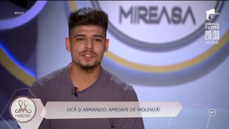 Armando a sărit să-l bată pe Lică! Nervii au explodat în casa Mireasa! De la ce a pornit totul