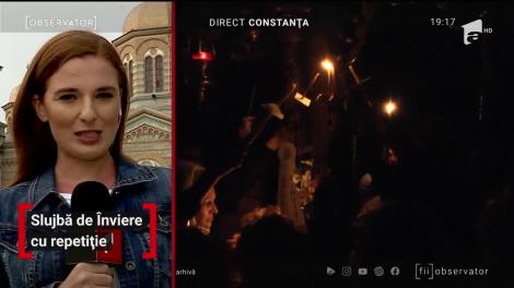 Slujba de înviere, cu repetiție la malul mării