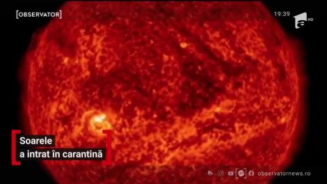 Soarele a intrat şi el în "carantină" şi trece printr-o perioadă numită de NASA "mare minim solar"