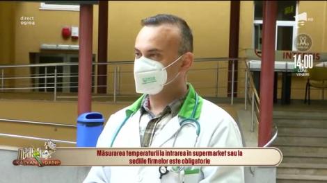 Doctorul Adrian Marinescu a vorbit despre rolul termoscanării! "Este strict pentru orientare, e un filtru!"