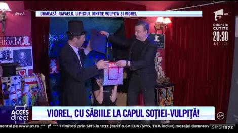 Hocus pocus, Viorelus! Ce trucuri au făcut soţii Stegaru. Viorel, cu săbiile la capul Vulpiței