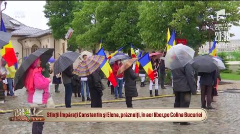 Sfinții Împărați Constantin și Elena, prăznuiti în curtea Patriarhiei! Cum se desfășoară slujba în aer liber și ce măsuri trebuie să respecte credincioșii! |VIDEO