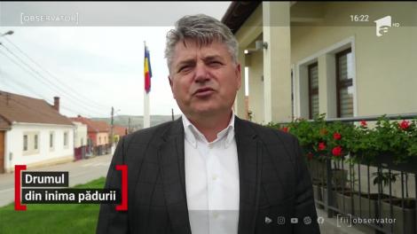 Drumul din inima pădurii ce unește două comunităţi din judeţul Alba