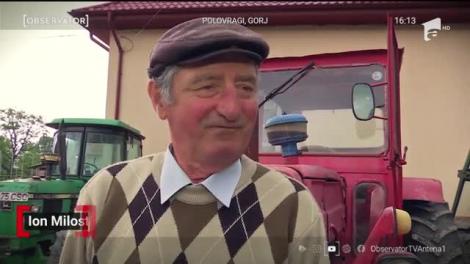 Curtea unei grădinițe dintr-un sat din Gorj, transformată în ITP pentru tractoare