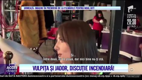 Vulpiţa şi Jador, pentru prima dată, faţă în faţă! Ce s-a întâmplat la întâlnirea, total neaşteptată: "Ești o şmecheră! Poţi să mă faci praf!"